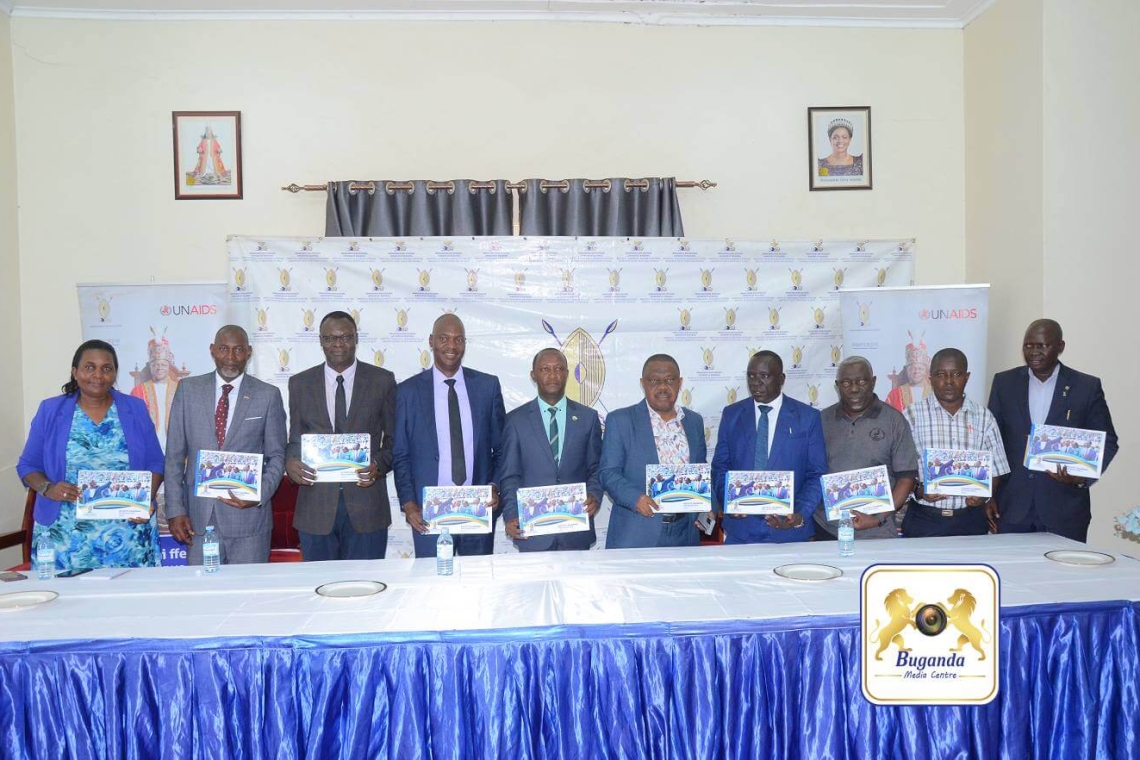 Owek. Robert Sserwanga (centre) unveils the 2025 Sports and Talent Development Plan Owek. Robert Sserwanga (centre) unveils the 2025 Sports and Talent Development Plan